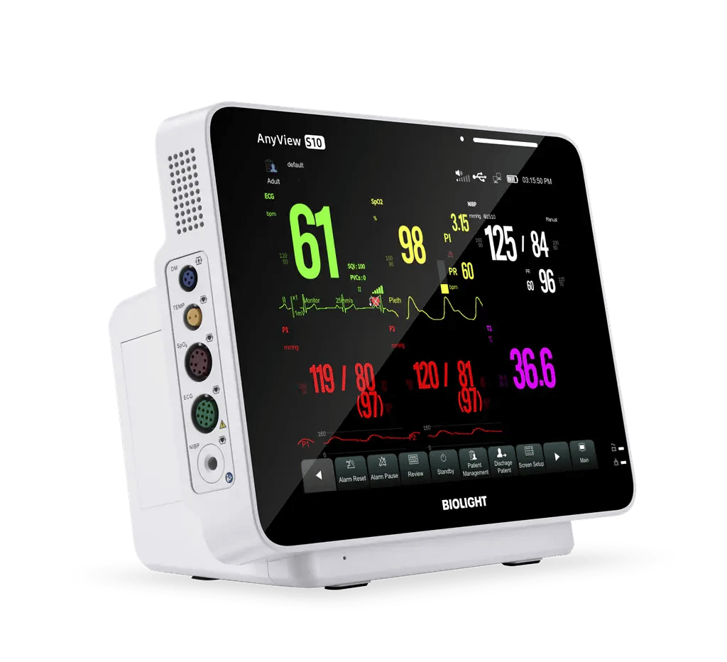 monitor signos vitales monitor ecg mediana SPO2 PANI ECG