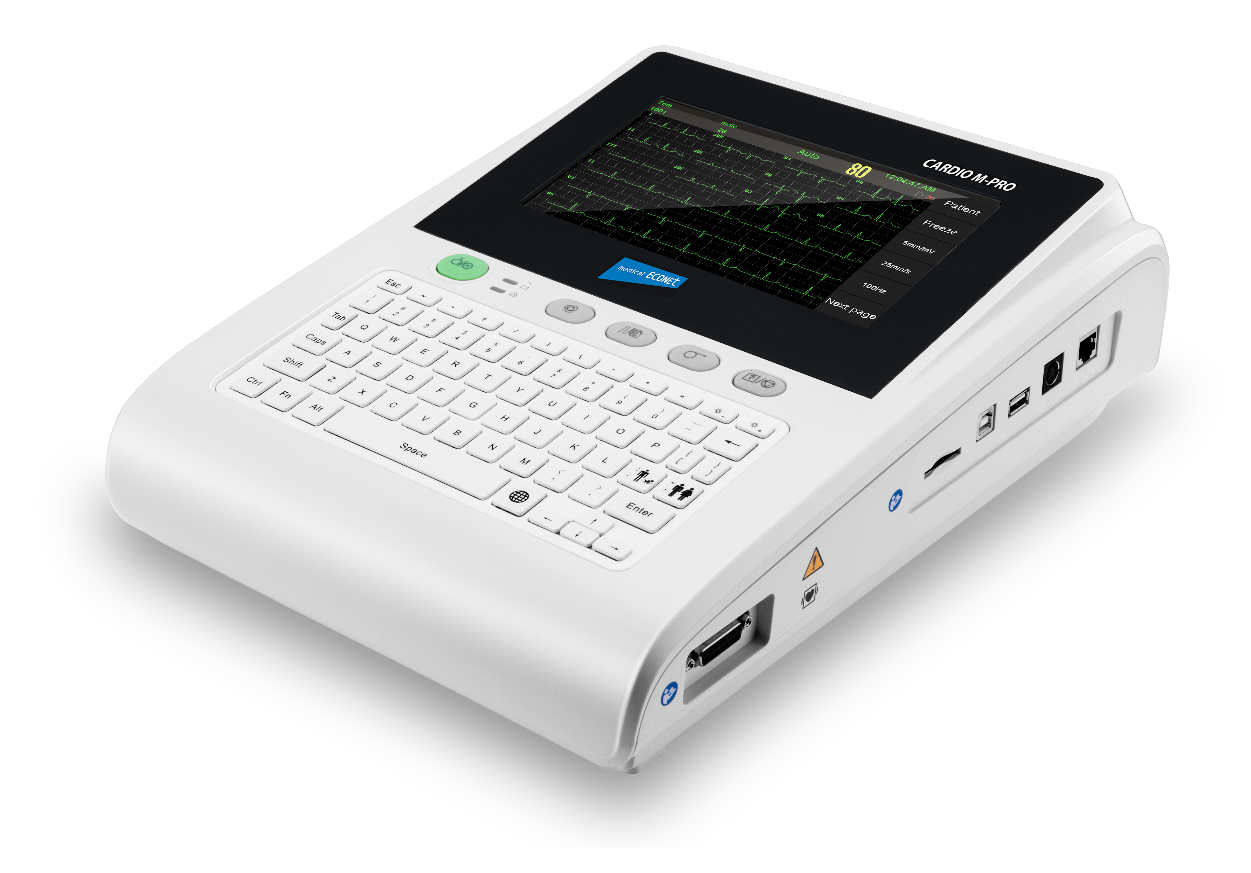 electrocardiógrafo 12 canales